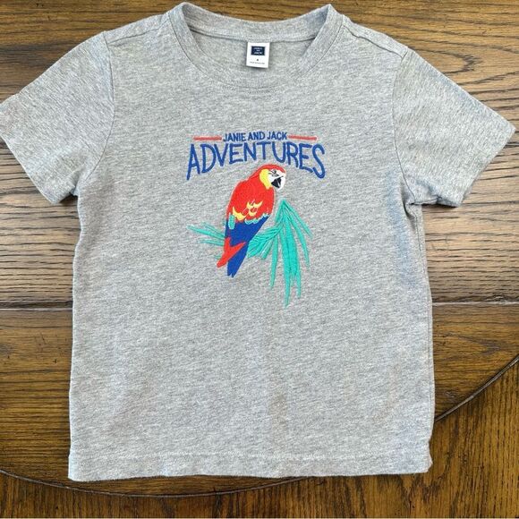 Janie and Jack 4 Parrot Tee Shirt - Picture 1 of 4